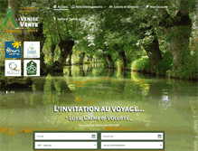 Tablet Screenshot of camping-laveniseverte.fr